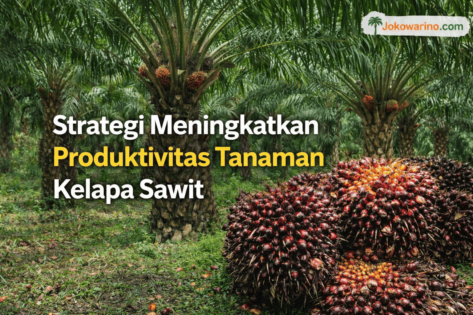 Strategi Meningkatkan Produktivitas Tanaman Kelapa Sawit